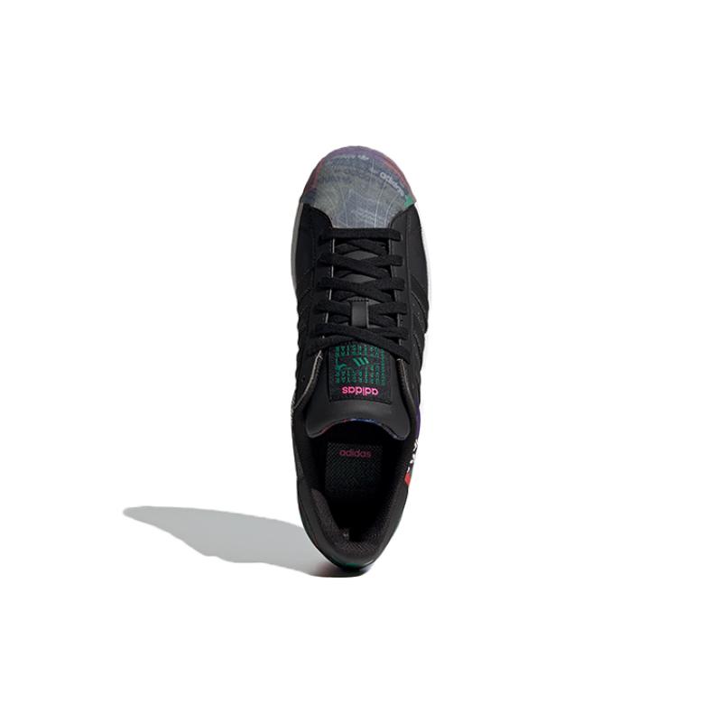 Adidas Superstar 'Multi Logo Patches Schwarz' Sneaker GX2716