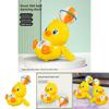 Top Ball Yellow Duck Light And Sound Toy With Rotating Effects For Kids And Toddler Play