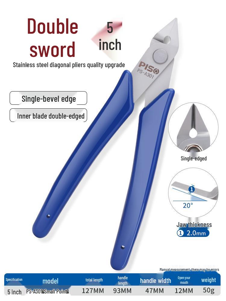 High Hardness Chrome Vanadium Alloy Steel Pliers: Water Mouth, Cutting, Wire, Side, Diagonal Cutters for Industrial Use.