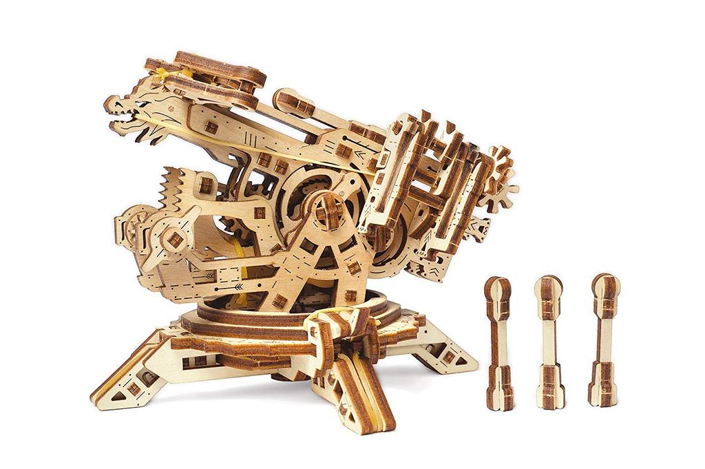 Ugears Archballista and Siege Tower 70048 Wooden Toy 3D Puzzle Archballista-Tower