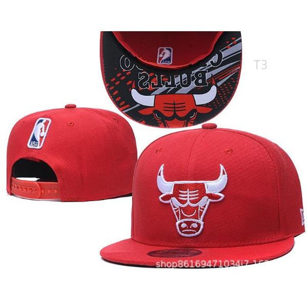 Source Baseball Cap Basketball League Bull Hat Street American Retro Embroidery Flat Edge Bull Head Casual Hat