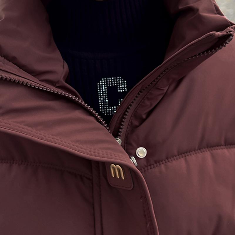 Fashion Winter Woman Short Parkas Stand Collar Loose Women's Coat Thick Warm Jackets