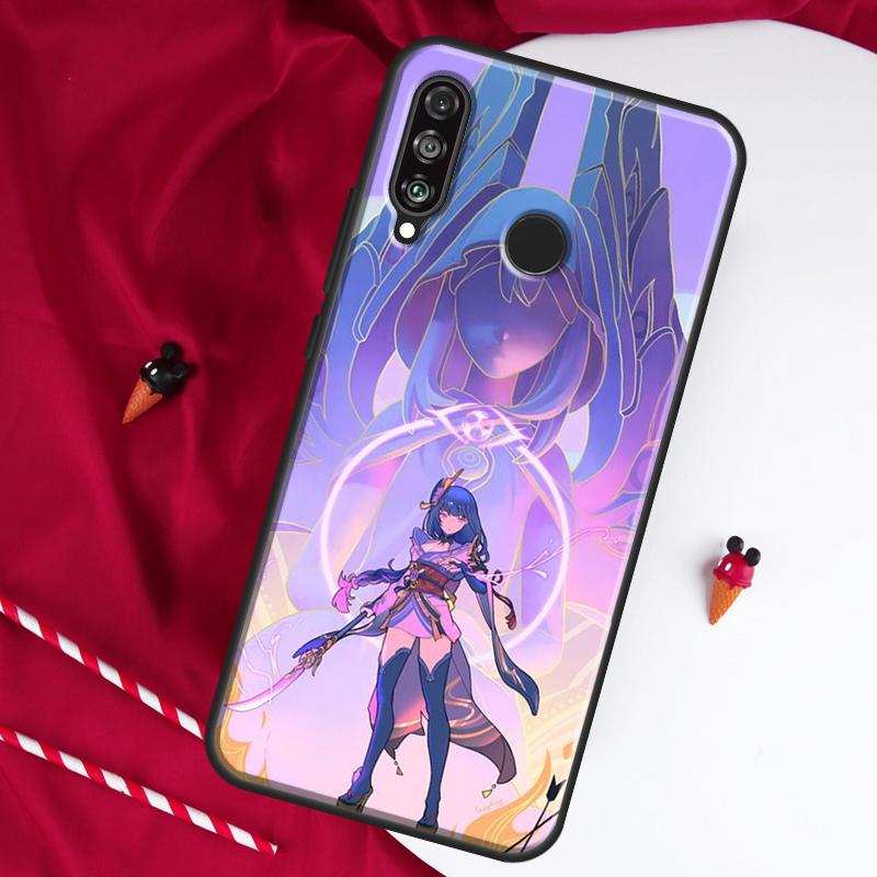 Raiden Shogun Genshin Impact For Huawei Nova 10 SE 9 5T 12s 12i 11i Y91 Y90 Y60 Y70 Y72 Y61 P20 P30 P40 Lite P60 Pro Case