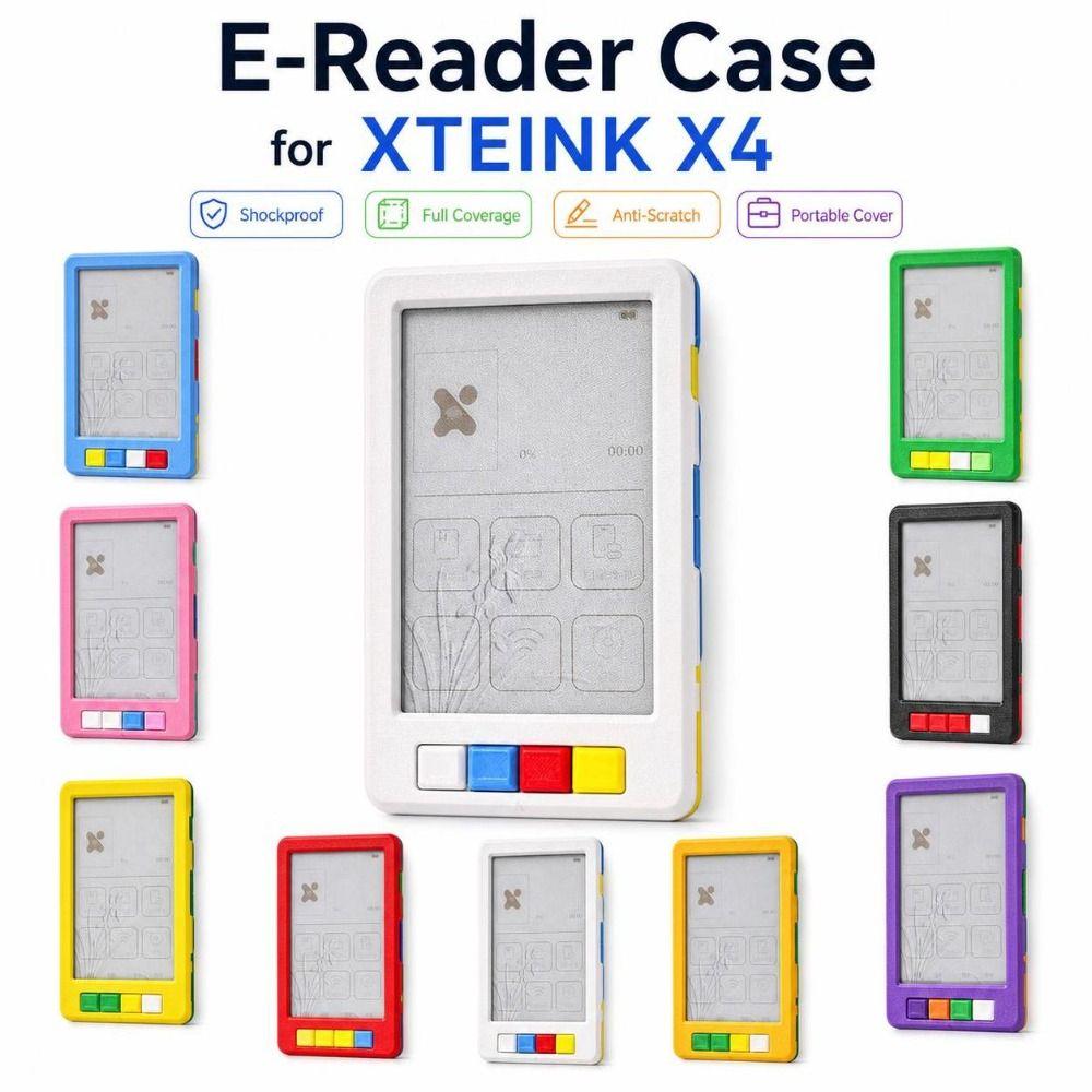 Shockproof Protective Cover Anti-Scratch Portable Cover for XTEINK X4 E-Reader Protection