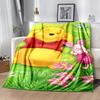 Customiz Name Personality Winnie the Pooh Blanket Soft &Warm Sofa Office Bed Travel Lunch Break Blanket, Gift Suitable All Seasons