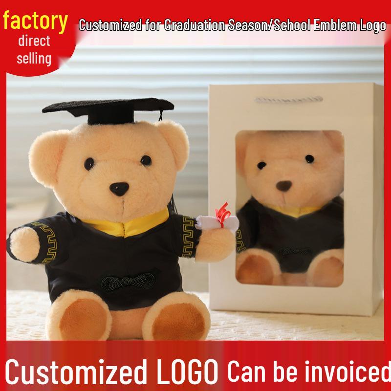 

Graduation Teddy Bear with Cap and Gown Doll Gift 25 cm