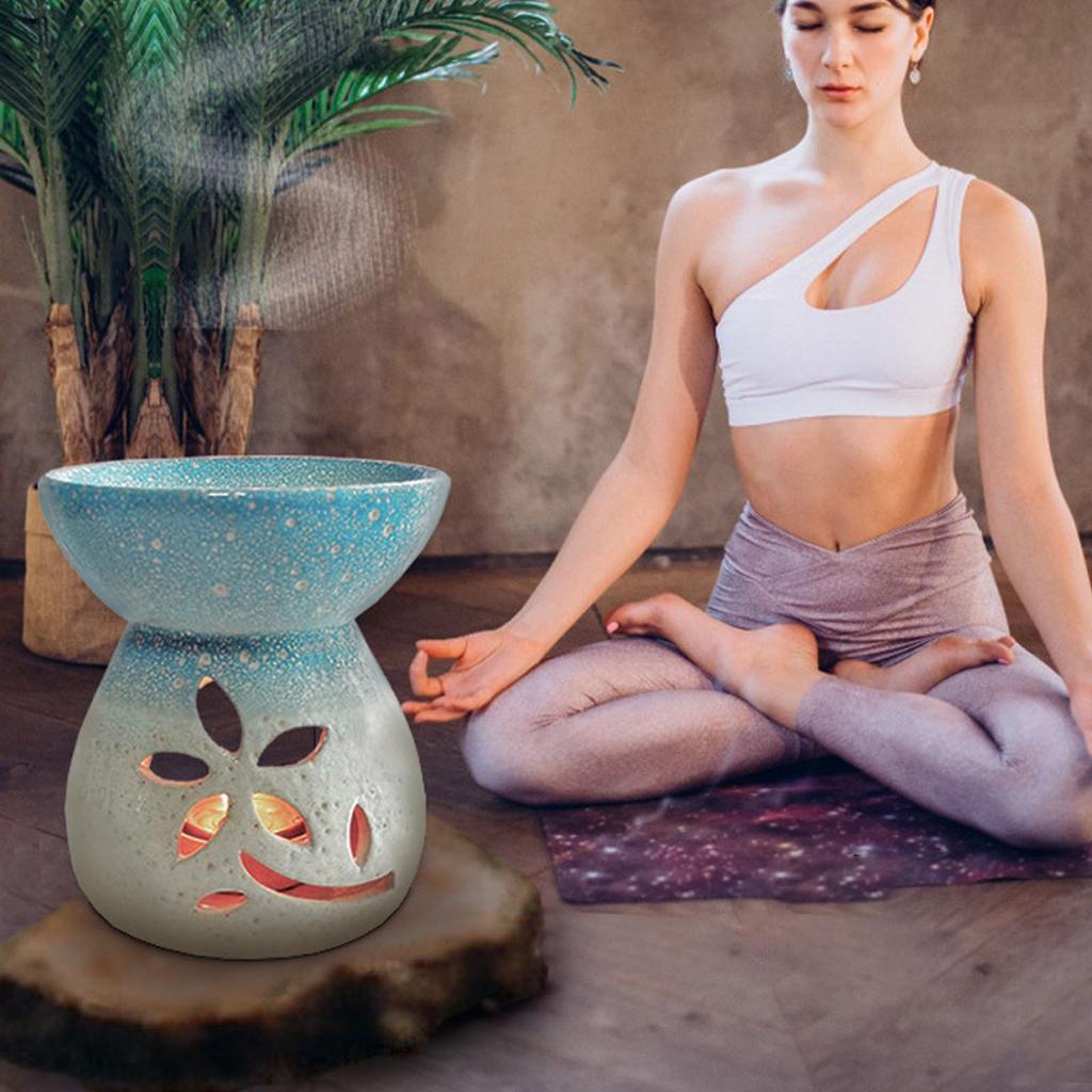 Essential Oil Burner Aromatherapy Aroma Diffuser Ceramic Tealight Candle Holder Oil Burner for Home Decoration