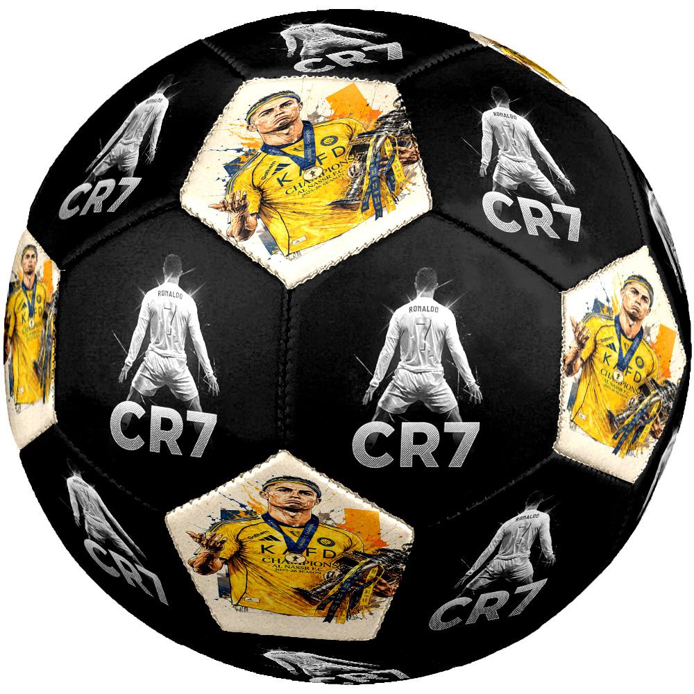 Ronaldo's Portugal Celebration Soccer Ball Size 5 Football Machine-Stitched Indoor/Outdoor Universal Football