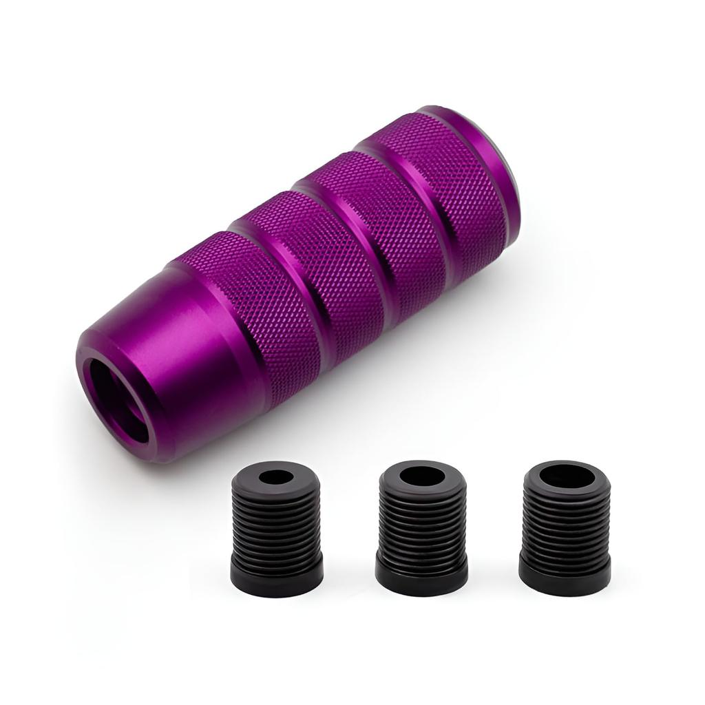 Charmoon Shift Knob Shift Lever Custom Aluminum Alloy Stick MT AT Car Universal (Purple)