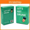 Exciting Let's Get Drunk Party Game Cards Fun Drinking Game For Adults