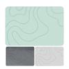 Indoor Diatomite Stone Bath Mat Diatom Mud Soft Mat Water Absorption Quick Drying Diatomite Stone Shower Mat Entryway Rugs