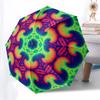 1pc Psychedelic Mandala Automatic Open/Close Umbrella, Formal Events - Ideal Gift for Family or Friends, Outdoor Accessory yy251211247