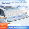 Auto Schneeschutz Universal Windschutzscheibe Auto Halbabdeckung Auto Kleidung Auto Winter Sonnenschutz und Frostschutz Verdickt