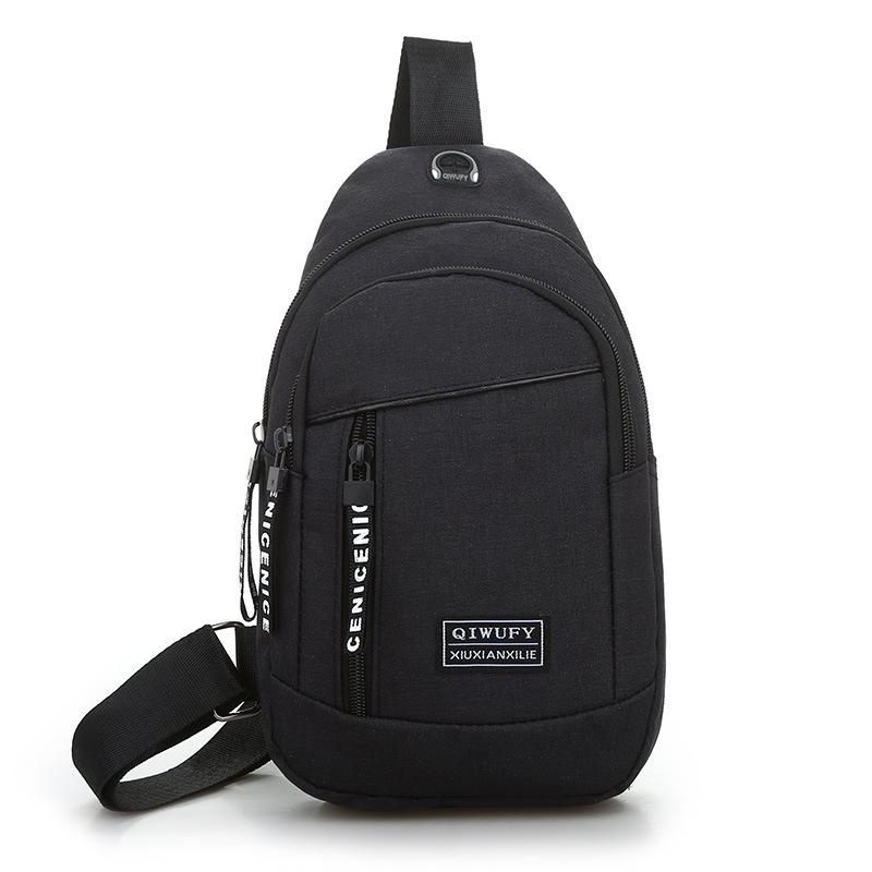 Новая мужская нагрудная сумка из Оксфордской ткани Нагрудная сумка Мужская и женская Сумка через плечо Для активного отдыха и спорта Сумка-мессенджер Мужская нагрудная сумка из Оксфордской ткани