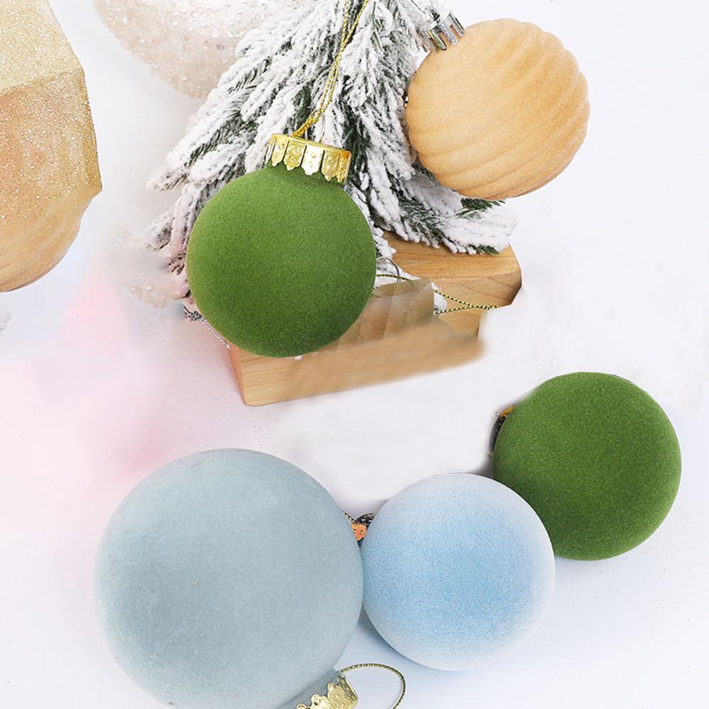 Convenience Christmas Balls Easy To Hang Metal Plastic
