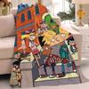 Cartoon H-Hey A-Arnold Comedy Funny Blanket Warm And Soft Suitable For Bedroom Living Room Sofa Bed Office Travel Camping