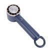Handgekühlter Lüfter USB-Aufladung Tragbar Halbleiter Kältekompresse Mini Hand-Schreibtischlüfter für Outdoor-Wandern Marineblau