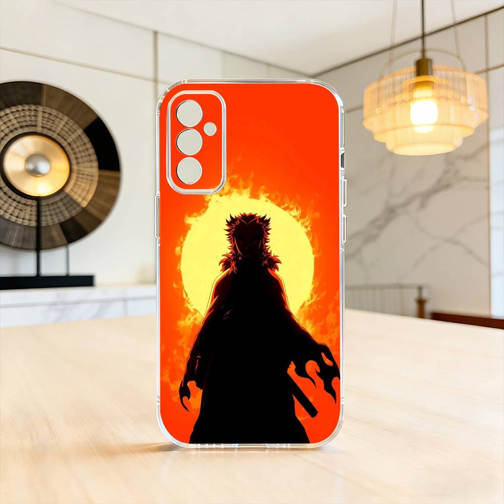 K-Kyojuro R-Rengoku-U  Phone Case Transparent Silicone Soft For SamsungA10,12,20,21S,30,31,40,50,51,52,70,71 Samsung a50 30s 50s