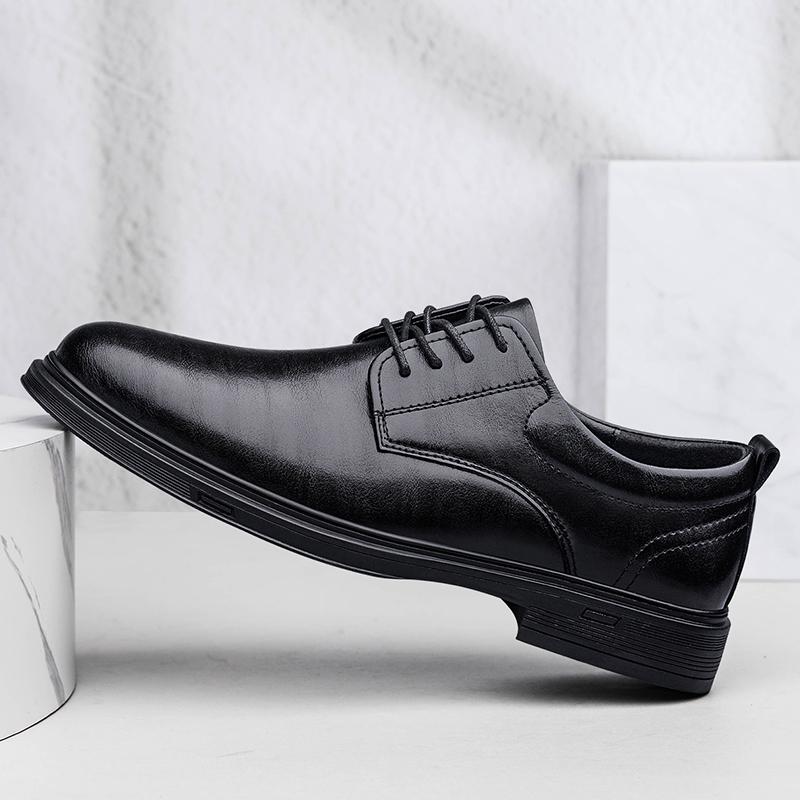 Classic Men Leather Oxford Shoes Fashion Brand Casual Shoe All-match Derby Shoes Outdoor Formal Dress Business Footwear Sneakers