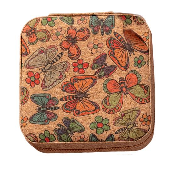 Yousheng Travel Jewelry Organizer Box Zipper Closure Compact Design Small Jewelry Organizer Case Portable Jewelry Storage Holder