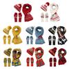 Versatile Christmas Hat Scarf Gloves Set for Schoolgirls Schoolboys Outfit
