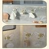 Butterfly Shaped Self Adhesive Wall Hooks No Drill Up To 8KG Load Bearing Hangers for Bathroom Kitchen Coat Towel Hanging