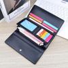 Women's Tri-Fold Leather Wallet - Long, Multi-Card Slot, Soft, Fashionable, Large Capacity Clutch