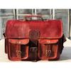 Men's Leather Messenger Bag Shoulder Business Briefcase Laptop
