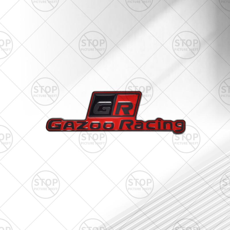 Car Sticker GR GAZOO Racing Logo 3D Decal Grille Body Side Badge Rear Trunk Emblem For Toyota Levin Corolla Camry Yaris Supra