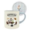 Mofusand Vacuum Double Wall Lid Mug 400ml Cafe 53-2151