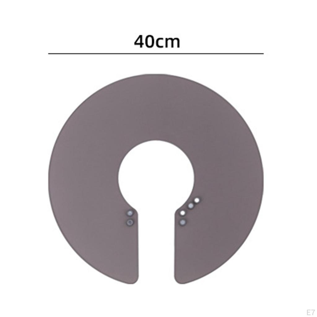 ,Professional Hair Cutting Collar Silicone Neck Cape, Clasp Design Waterproof Adjustable ,for