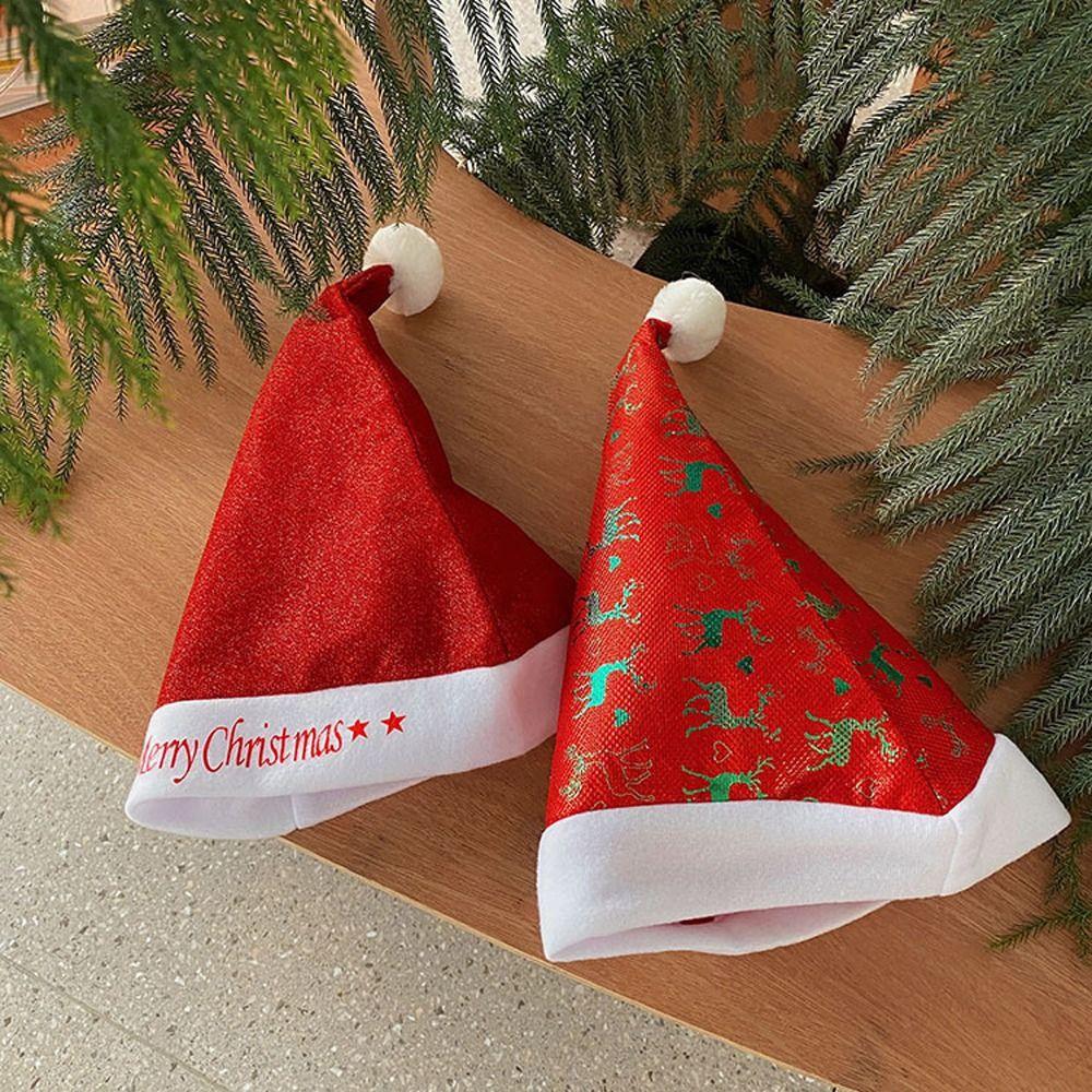 Antler Christmas Accessory Santa Claus Stripe Girl Hat Cotton Hat Christmas Hat New Year Cap
