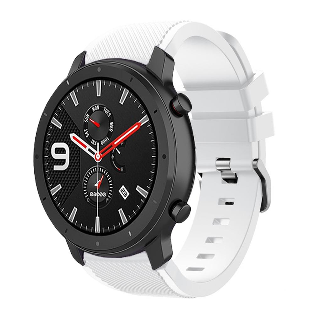 22mm Silicone Band for Amazfit Balance 2 1/GTR 47mm/GTR 4 3pro/Bip 6 5 Sport Wristband Correa for Amazfit Stratos 2 3/Pace Strap
