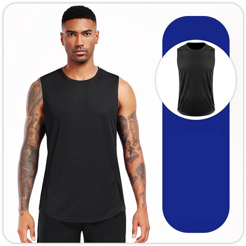 Pánské tílko na běhání do posilovny bez rukávů Joggerová tílka Tréninkový badminton Prodyšné Sportovní rychleschnoucí tričko S M L XL XXL 3XL 4XL