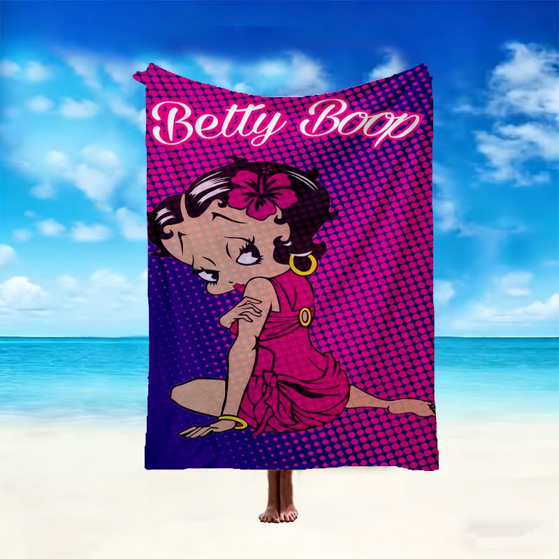 Soft Betty Boop Blanket Perfect for Snuggling Up On the Sofa, Ideal for Cozying Up In the Bedroom