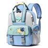 Rabbit Cartoon Cute Astronaut Printed Childrens Backpack With Wallet For School