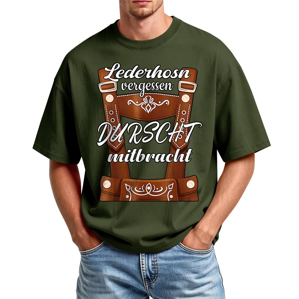 Men's Summer Round Neck Short Sleeve Shirt Oktoberfest Beer Festival Print Casual Comfortable Fit Lightweight Breathable Fabric Tee