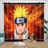Blackout Curtains Anime Naruto with Grommet 3D Printed Blackout Curtain for Kids Adults Bedroom Living Room Home Decor