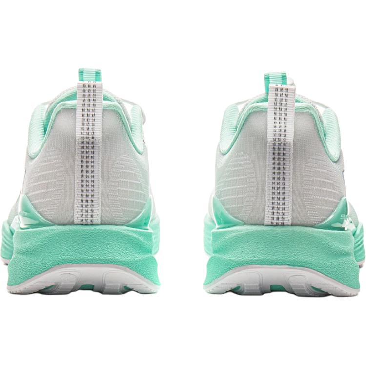 Li Ning Kids Lightweight Running Shoes Kids Sneakers White Green YKFV092-1
