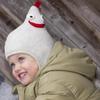 Denmark Spring 2025 Rooster-Shaped Baby Hat: Soft, Skin-Friendly, Warm Wrap for Infants and Toddlers, Boys and Girls.