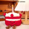 Cherry Cake Doll Rainbow Plush Toy - Birthday Cake Simulation