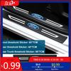 Pegatina para Coche 2026 Pegatinas Antirrayaduras para Umbral de Puerta Delantera Trasera de Coche para Ford S MAX Kuga Mondeo Focus Fiesta Explorer Fusion Edg