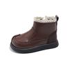 Herbst Winter Kinder Prinzessin Stiefel mit Süßer Spitze Mädchen Kurze Stiefel mit Baumwolle Rutschfest Kinder Stiefeletten Elegant