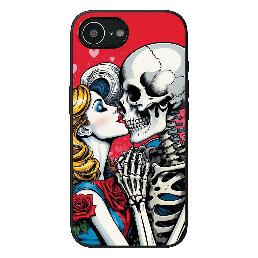 Cover for Samsung Galaxy Note 20 9 8 S8 S10 S9 Plus A54 A33 A21S A31 M21 S10E A17 Coque Phone Case Floral Art Skull Flower Rose