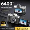 6400W 4K Spiegellose Digitalkamera für Studenten mit 16-fachem optischem Zoom & Makro-HD für professionelle Fotografie