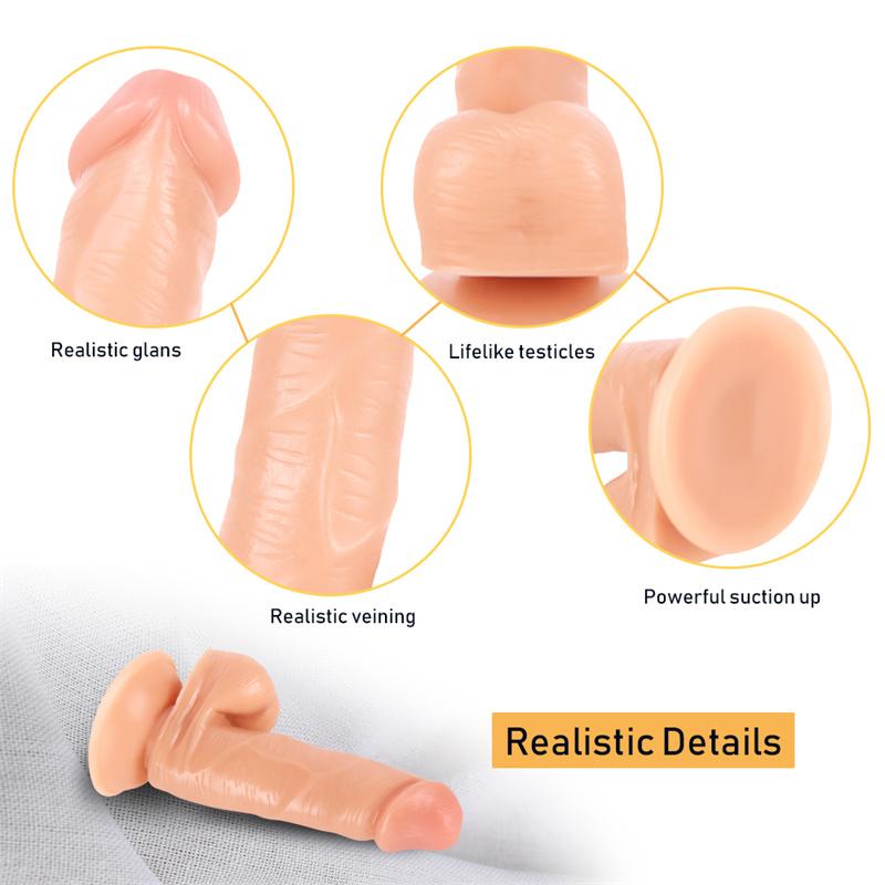 Woman Bedroom Masturbator Real Sensation Dildo Adult Products