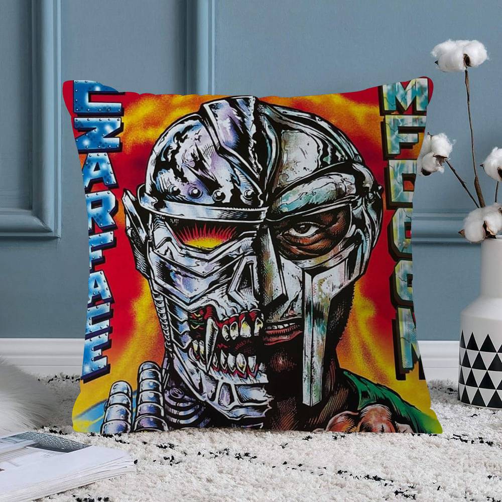 MF DDoom Madlib Pillow Cover for Bedroom Room and Living Room Sofa Decorative Cushion Cover