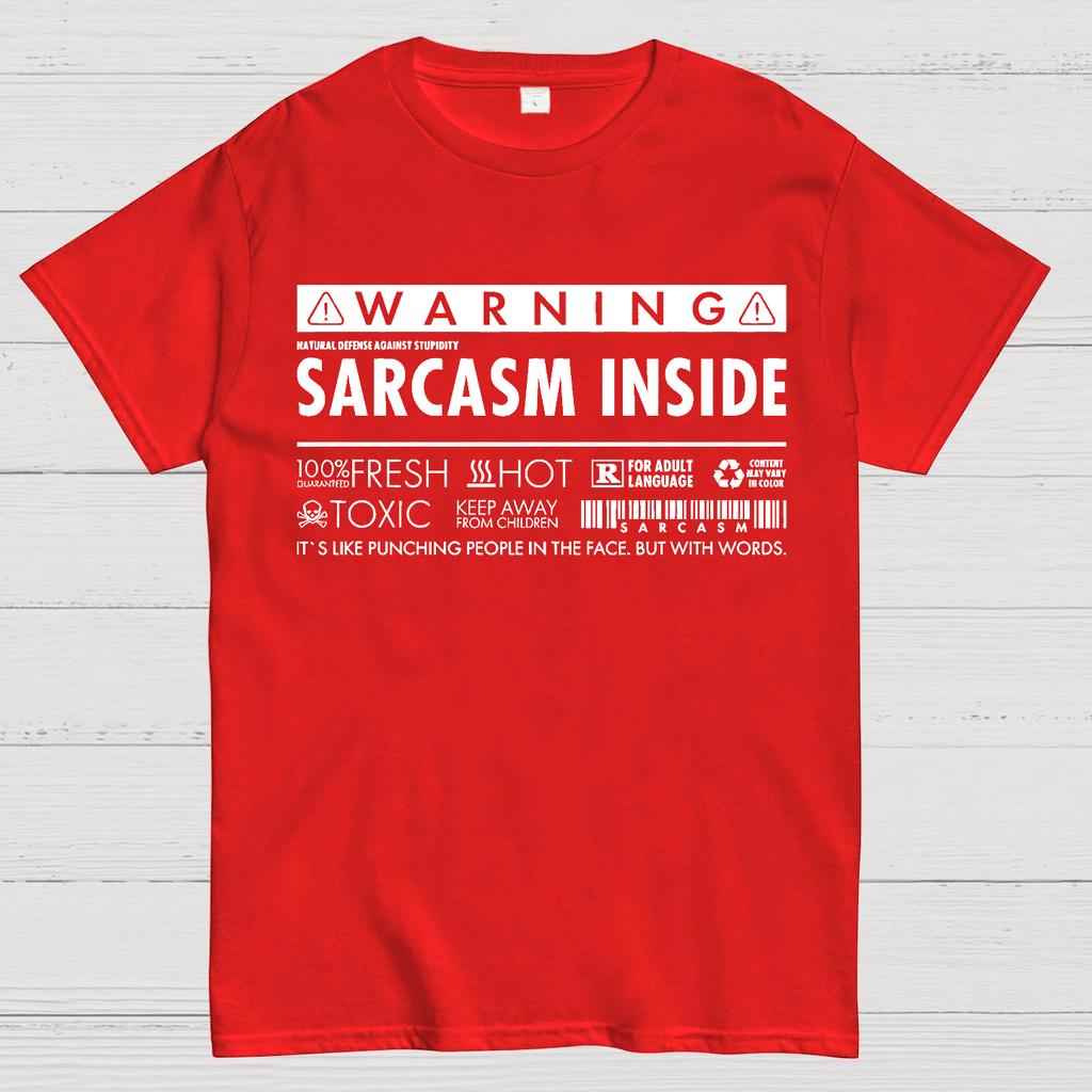 Sarcasm Inside Cotton Summer Casual Cool Loose T-Shirt