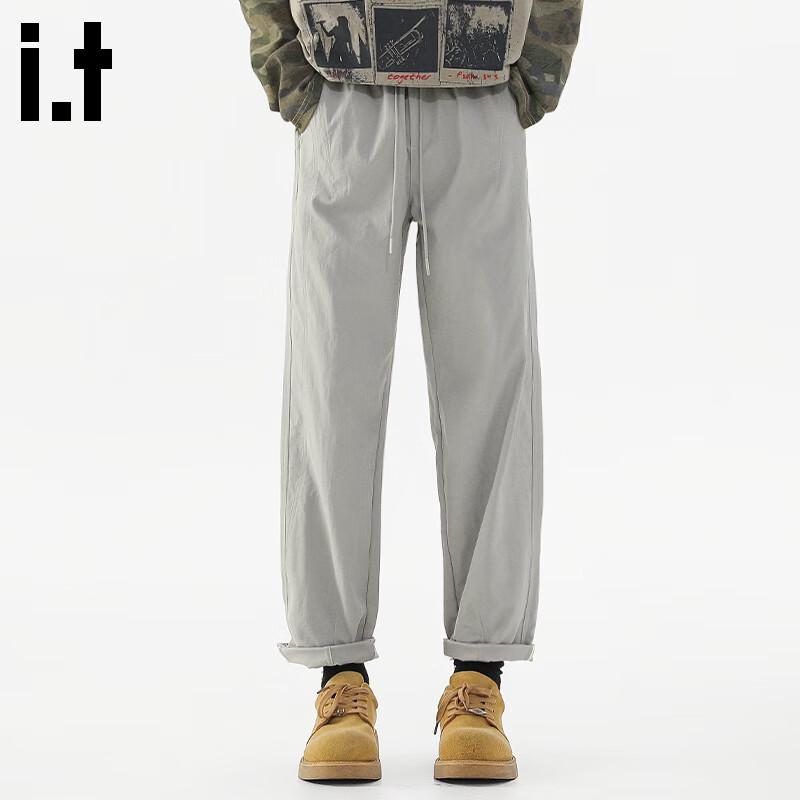 Fingercroxxit Men's Straight-Leg Casual Pants