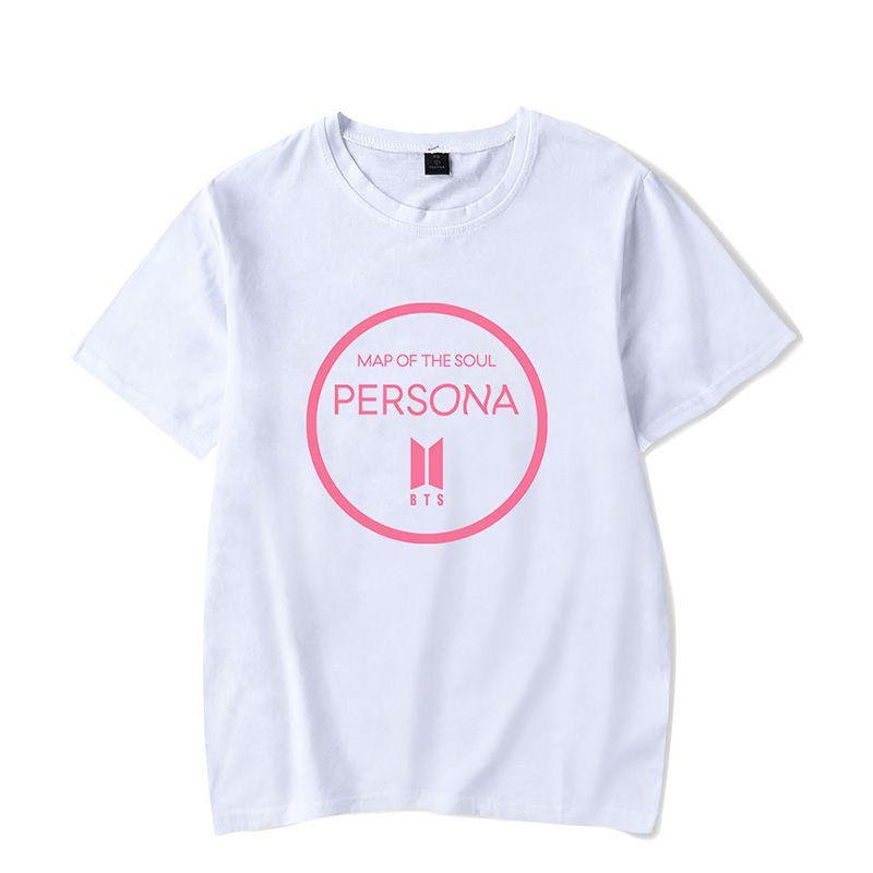 Map Of The Soul Persona BTS T-Shirt Unisex Casual Baumwollmischgewebe mit auffälligem Grafikdesign